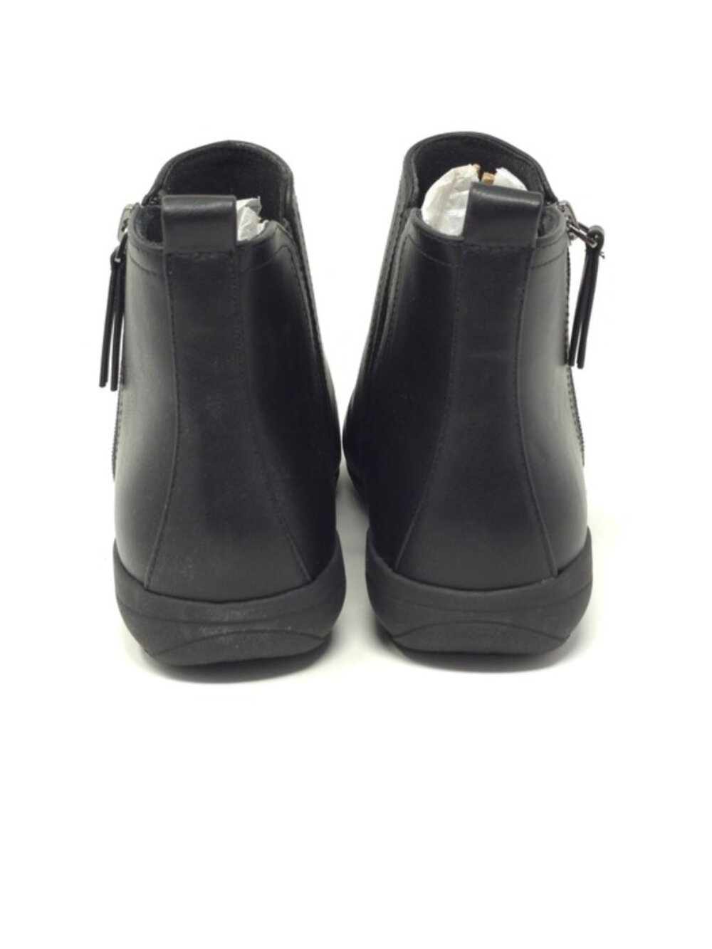 Easy Spirit Aleena3 Black Leather Comfort Ankle Booties Size 7.5M - Picture 7 of 9